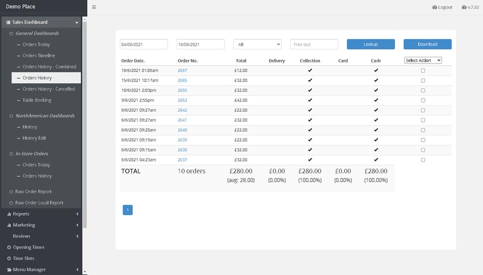 Online Food Ordering Software