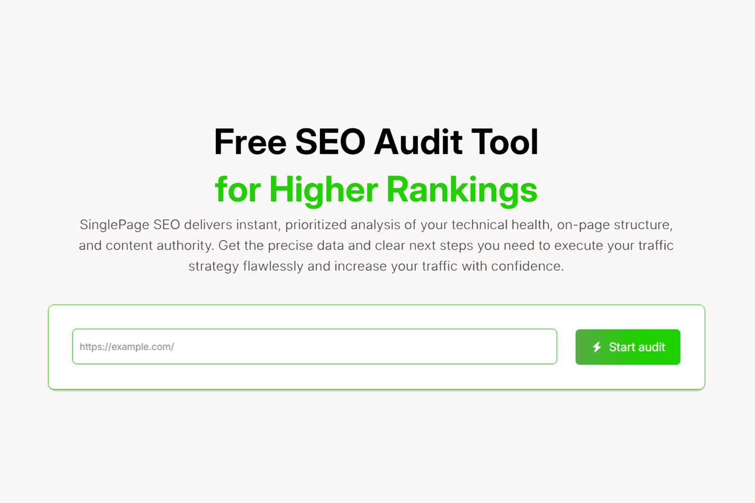 SinglePage SEO