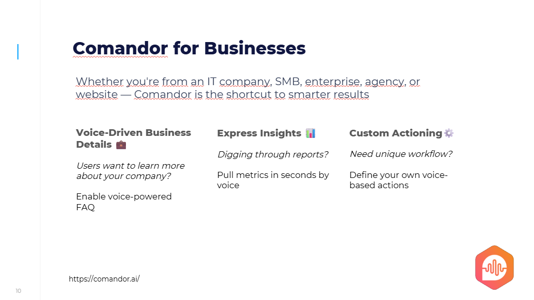 Comandor screenshot