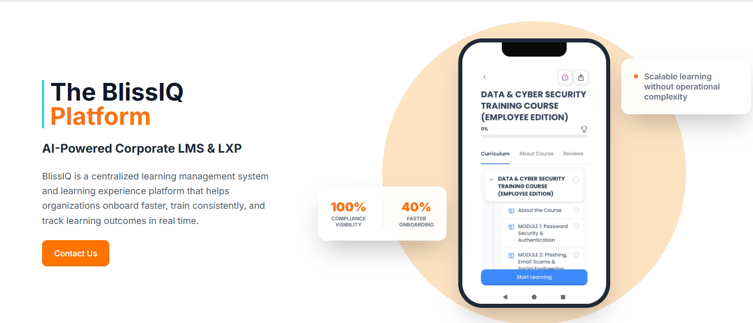 BlissIQ LMS