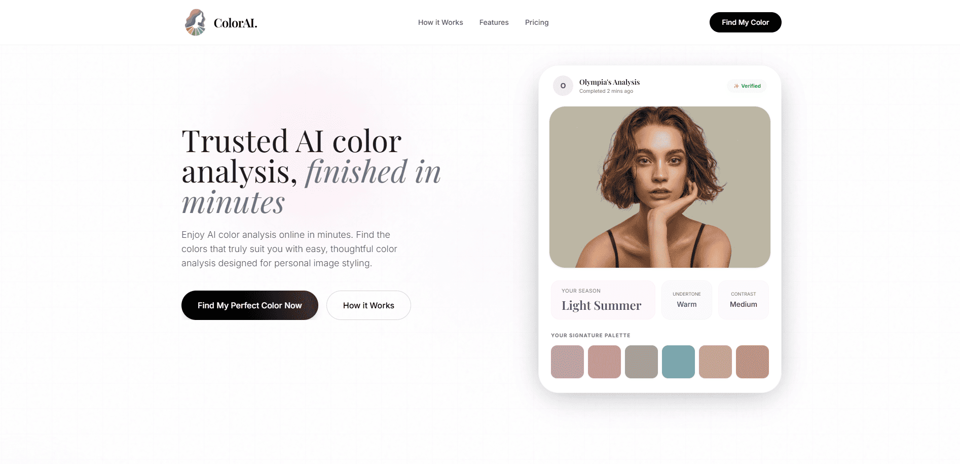 AI Color Analysis