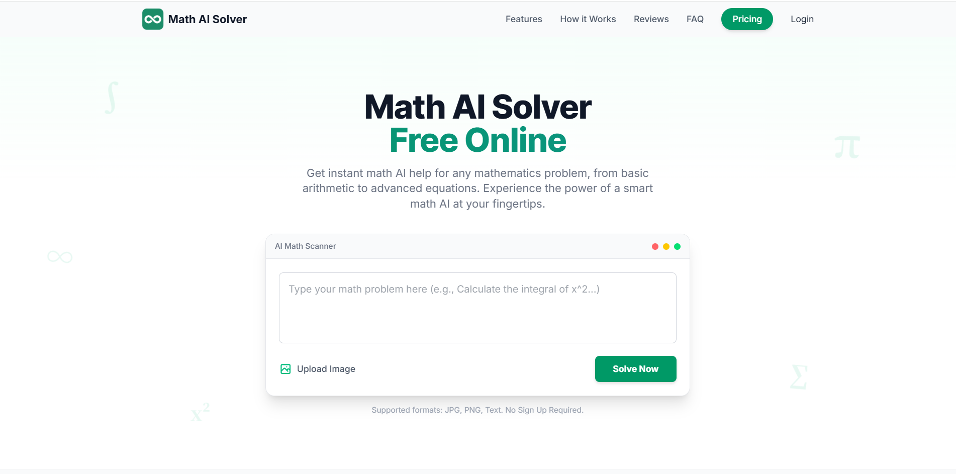 Math AI Solver