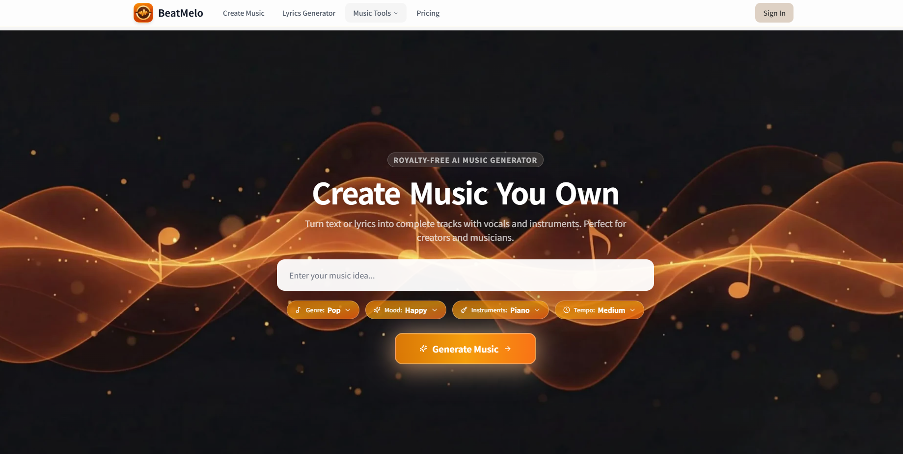 BeatMelo- Own Your Songs screenshot