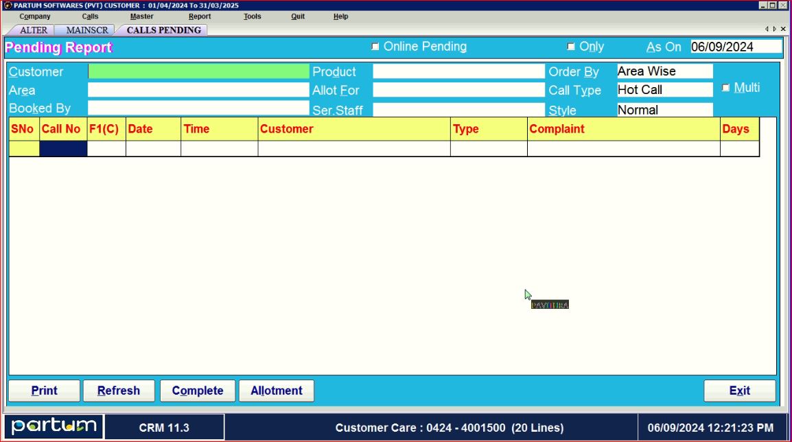 Partum CRM Software