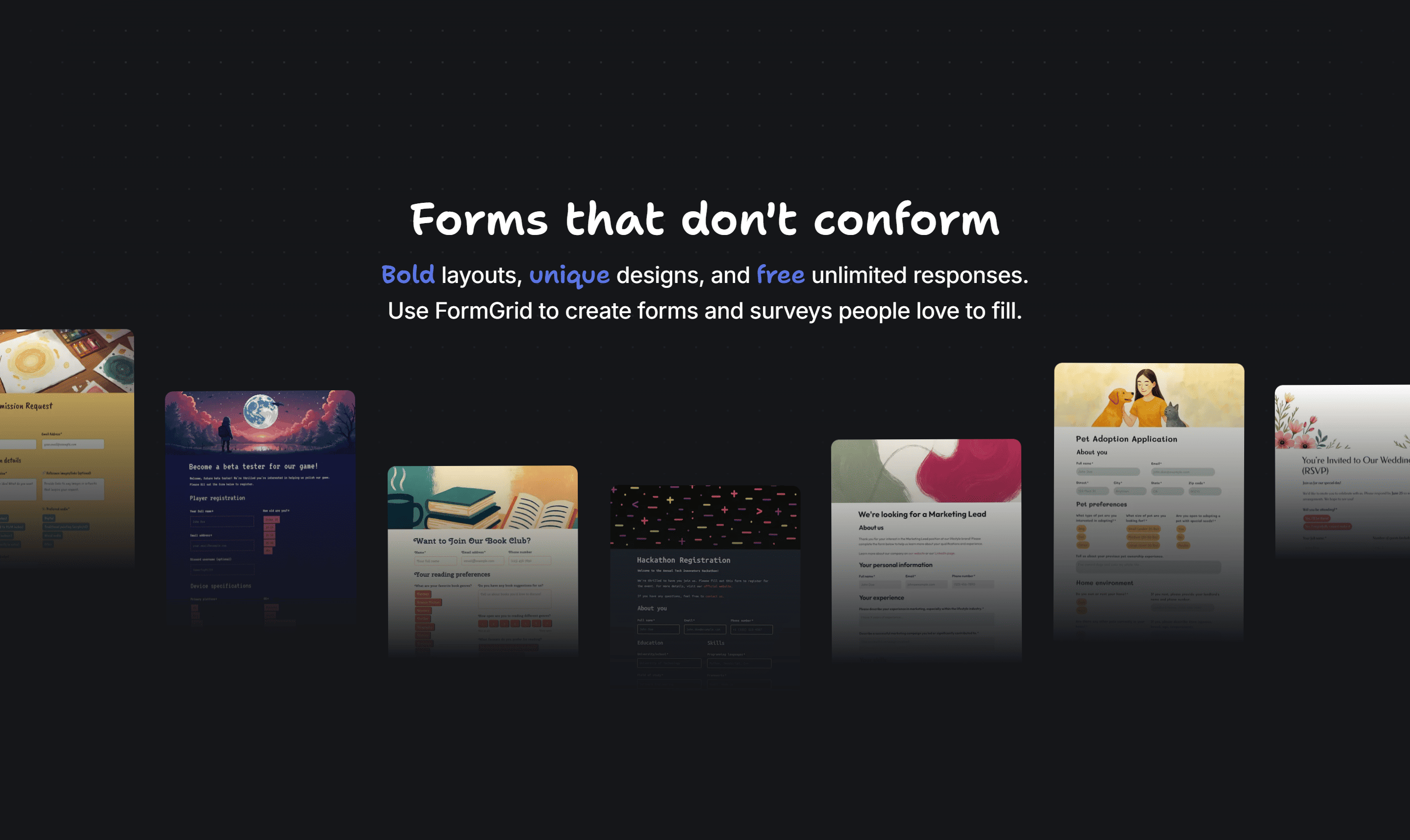 FormGrid screenshot