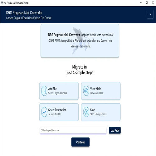 Pegasus Mail Converter screenshot