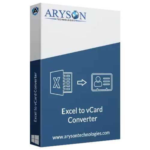 Aryson Excel to vCard Converter screenshot
