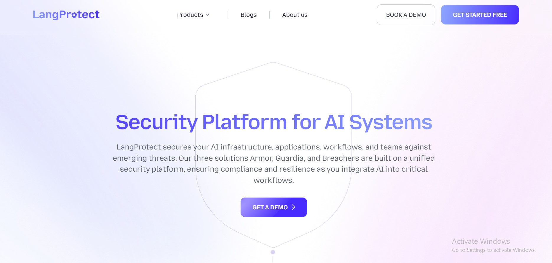 LangProtect screenshot