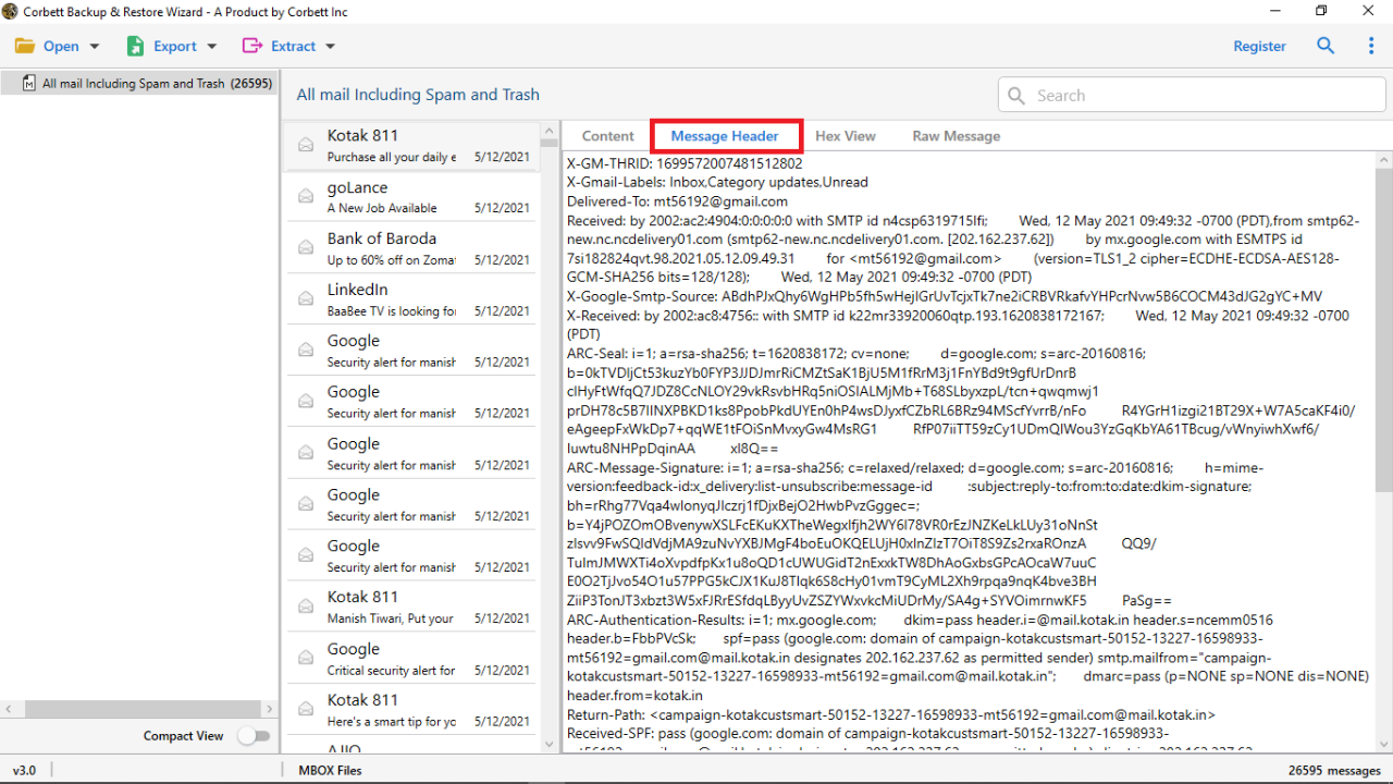 Corbett MSG Converter