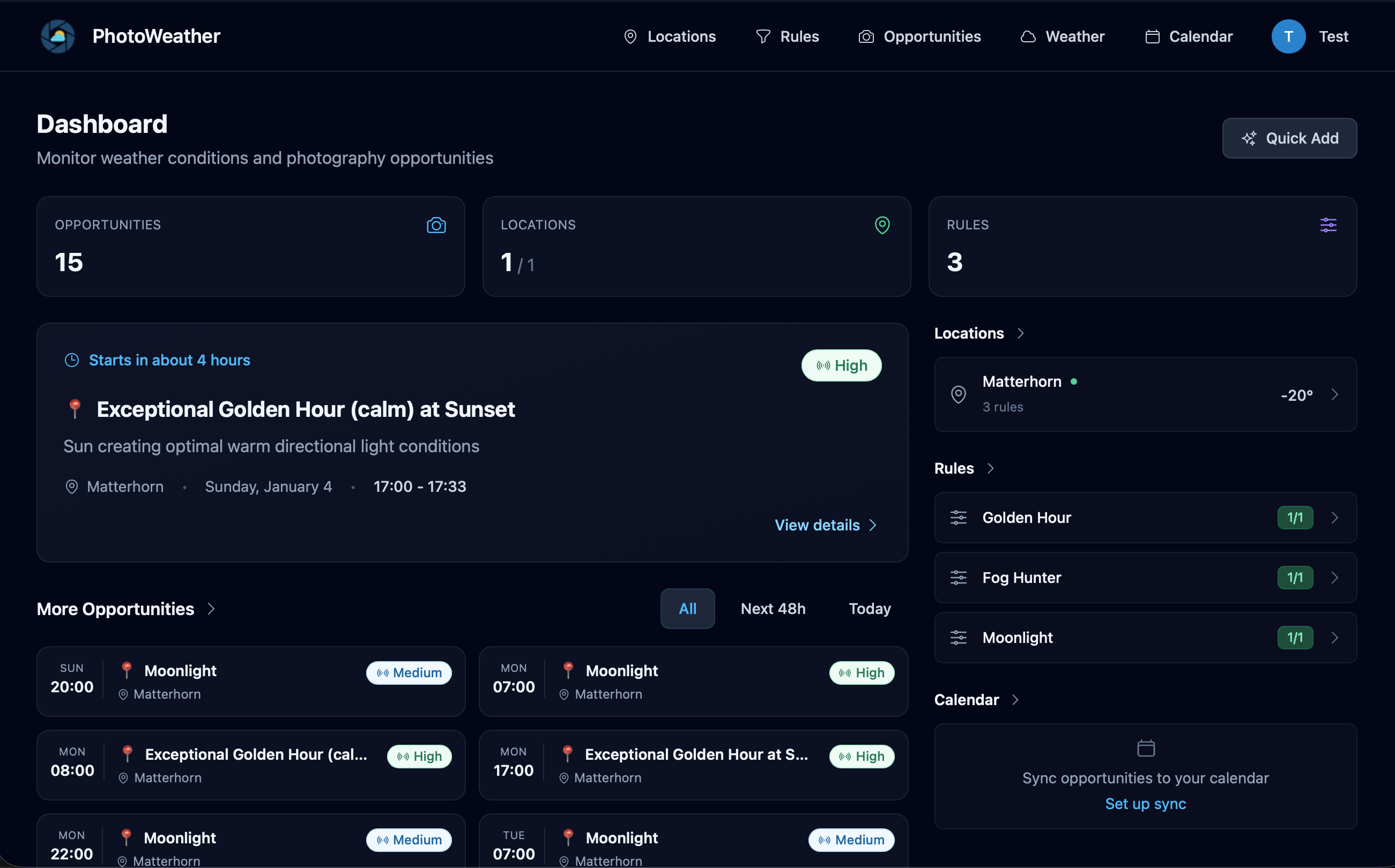 See everything going on in the dashboard