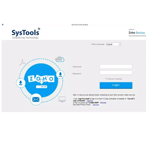 SysTools Zoho Mail Backup Tool