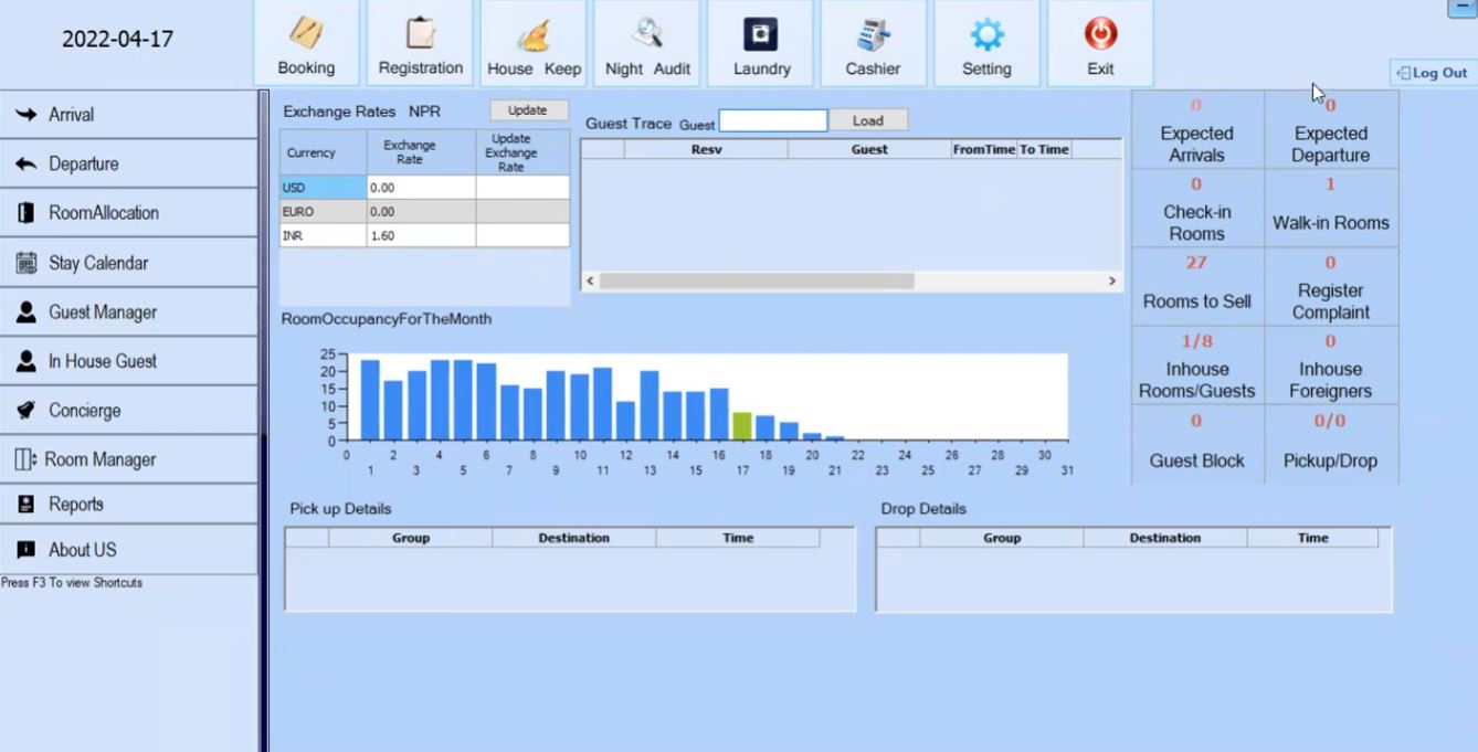CrossOver Hotel Management Software