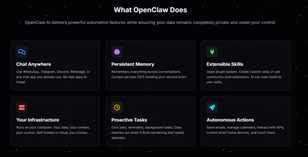 OpenClaw screenshot
