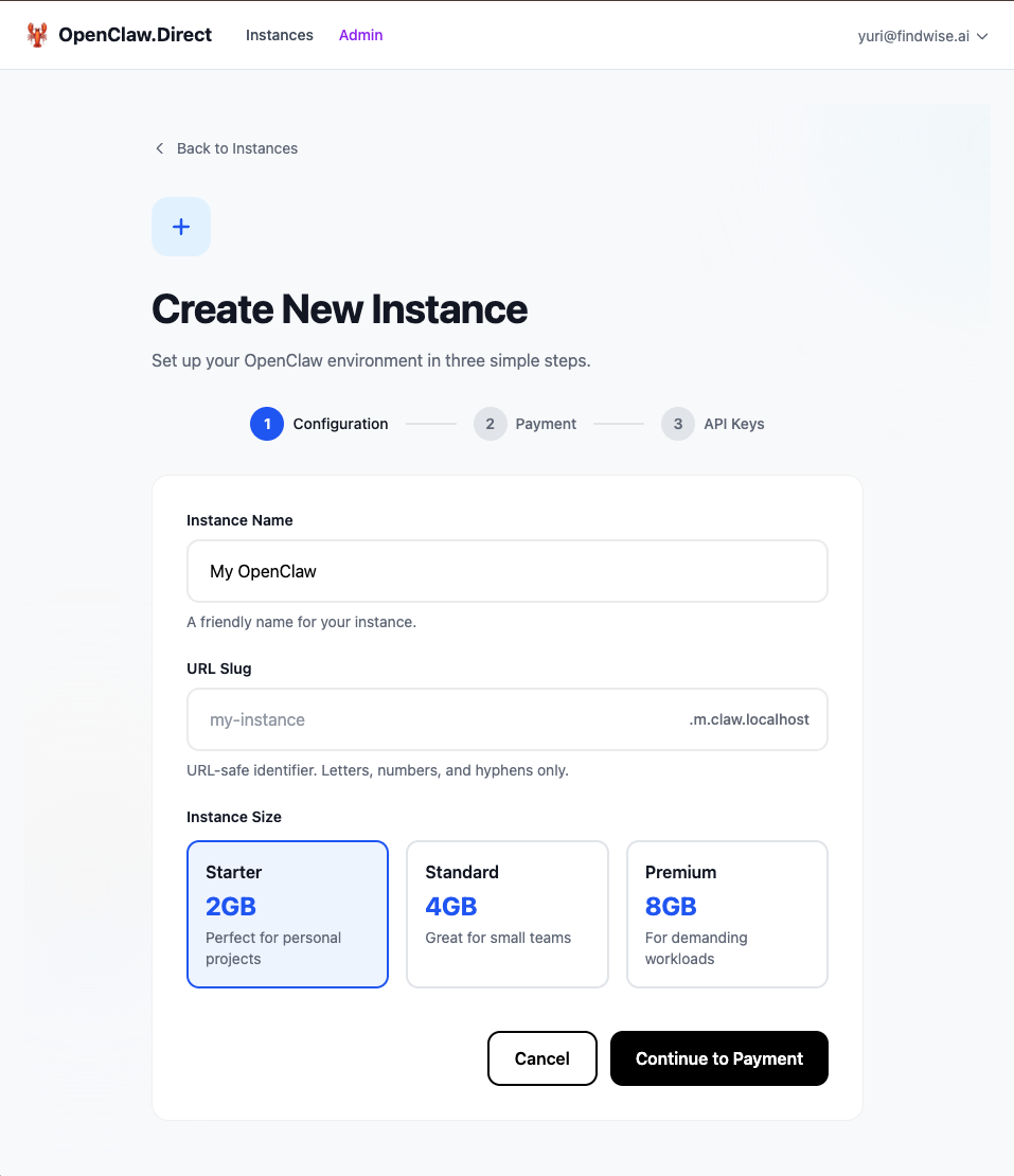 OpenClaw Hosted