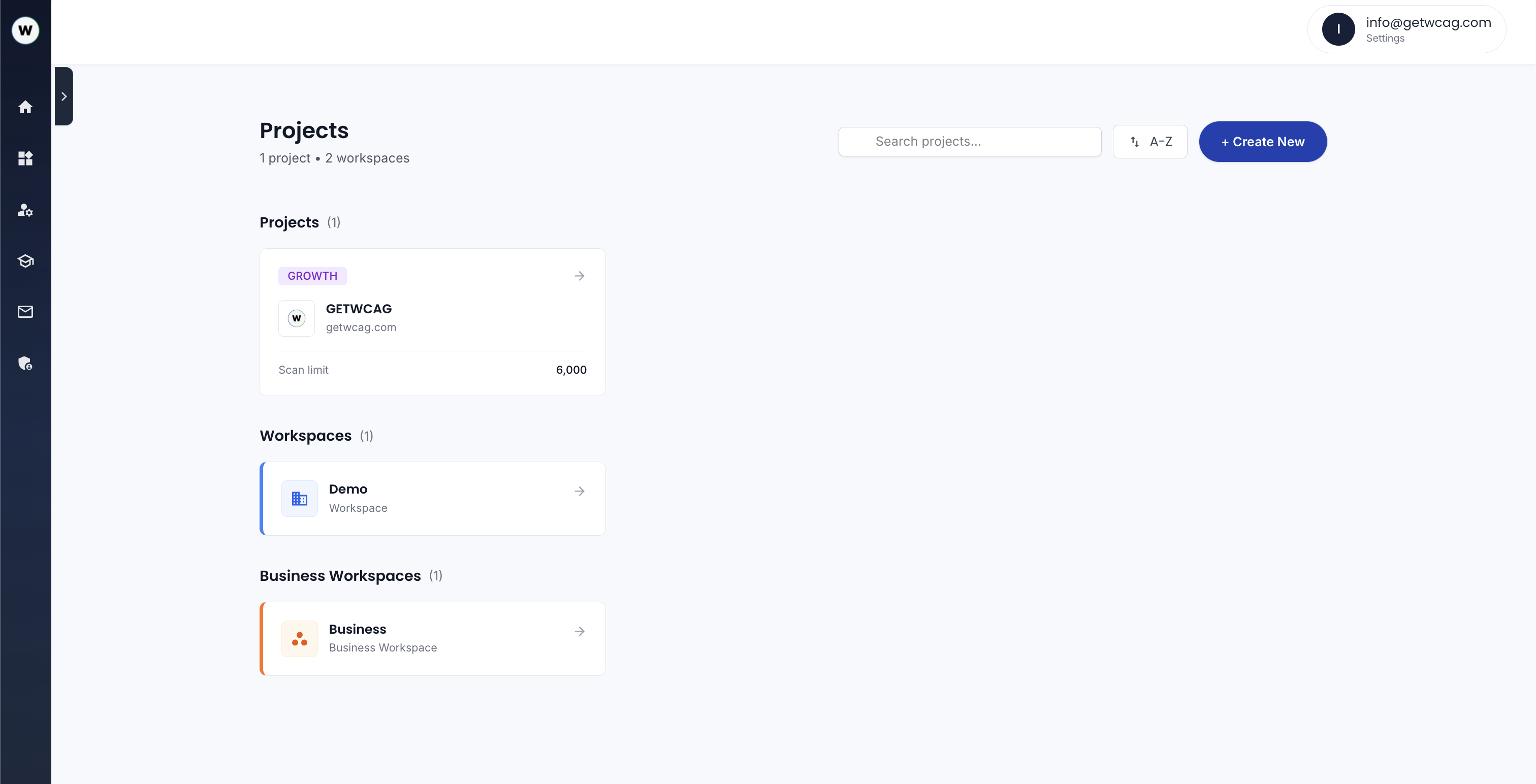 GetWCAG app project overview