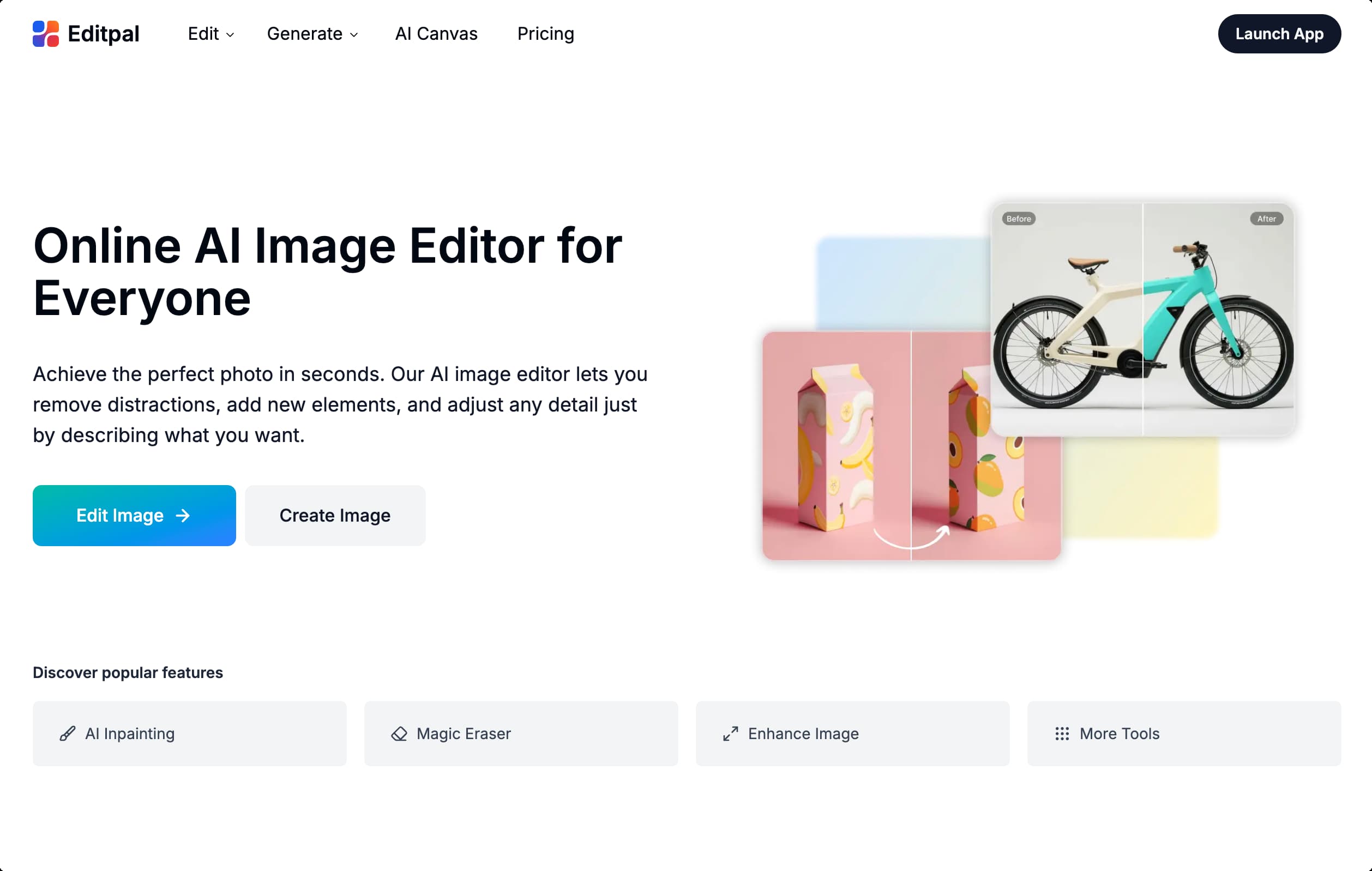 AI photo editor