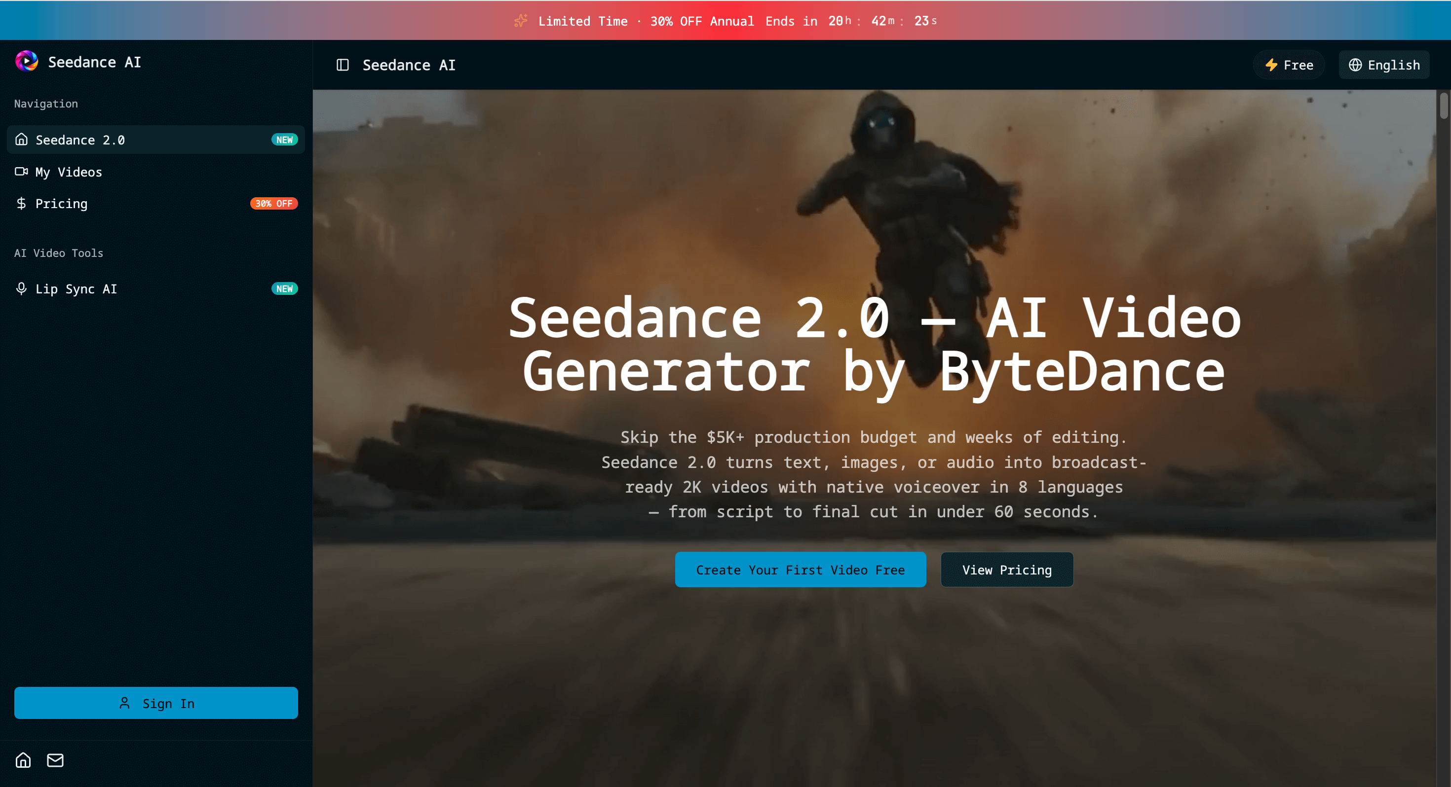 Seedance AI Pro screenshot