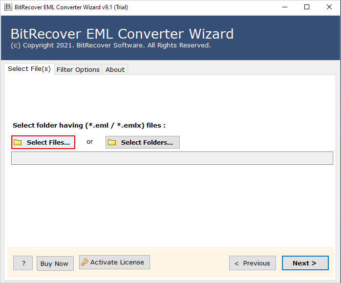 BitRecover EML to PST Converter