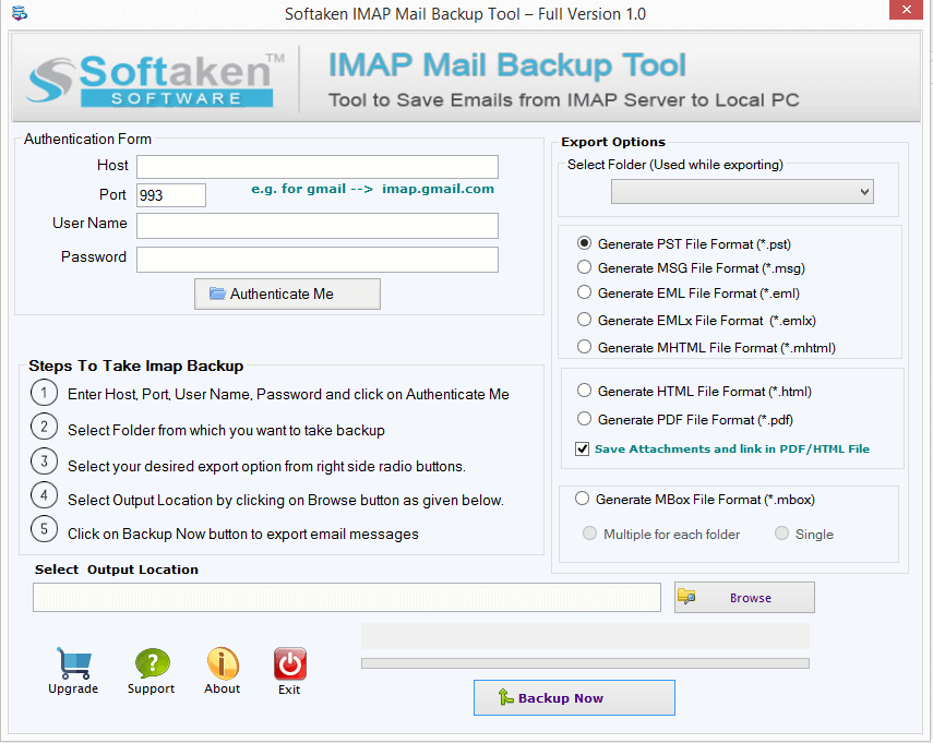 Softaken Gmail Backup Software