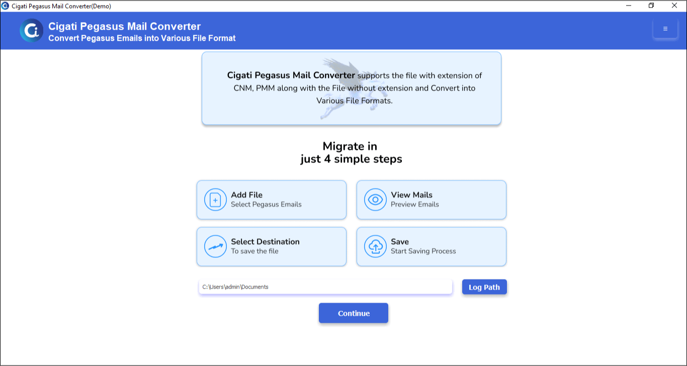 Cigati Pegasus Mail Converter