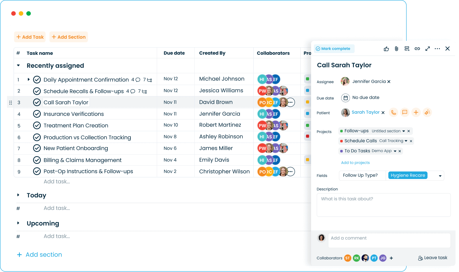 Task Management Software screenshot