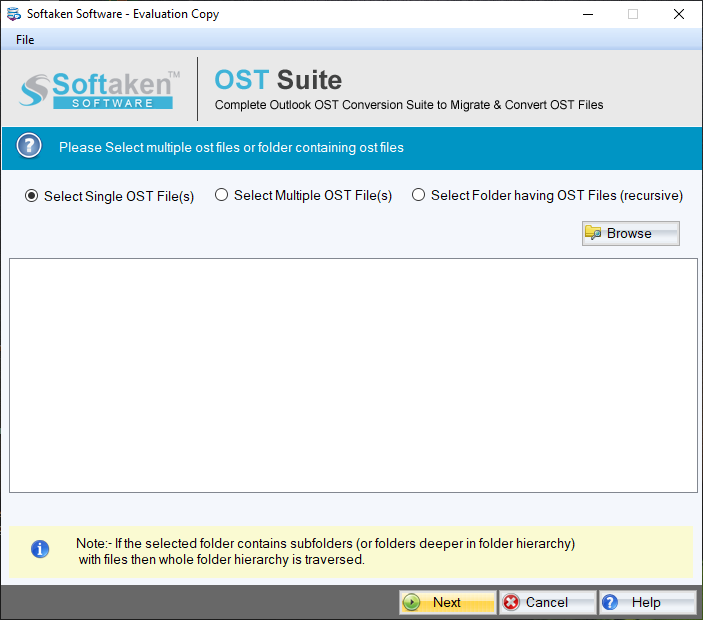 Browse & Add OST files
