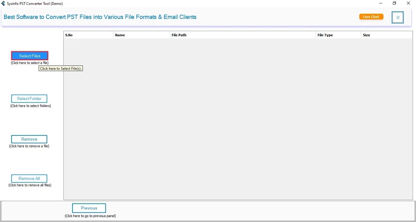 SysInfo PST Converter Tool