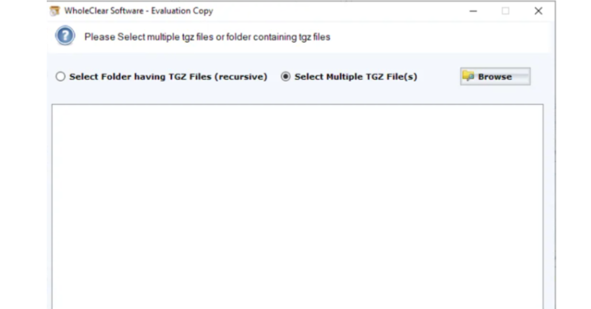 WholeClear TGZ to PST Converter Tool