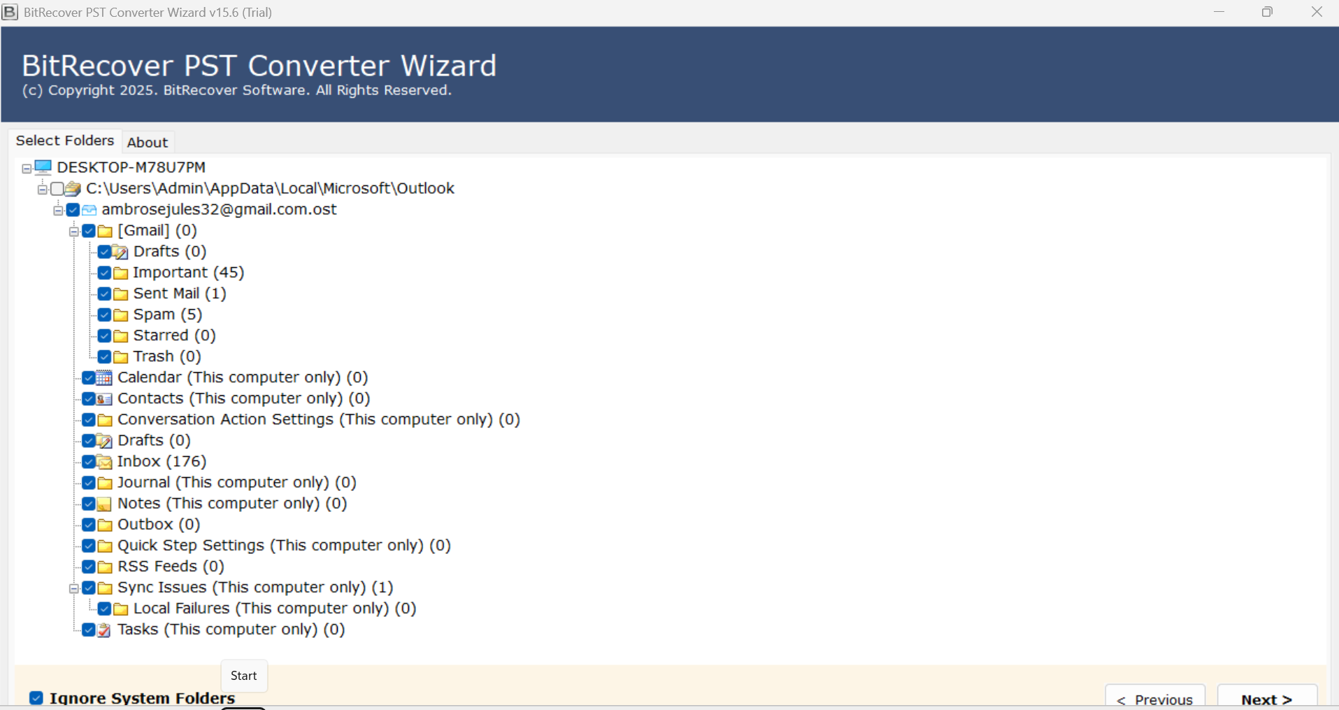 BitRecover PST Converter Wizard