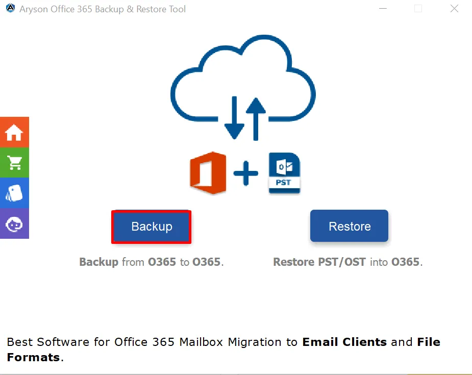 Aryson Office 365 Backup & Restore Tool