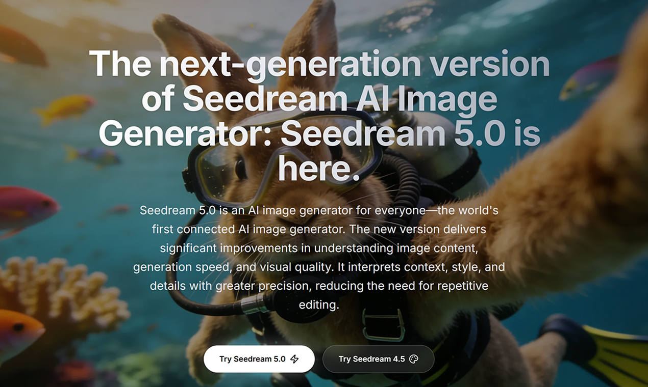 seedream 5.0 AI Image Generator screenshot