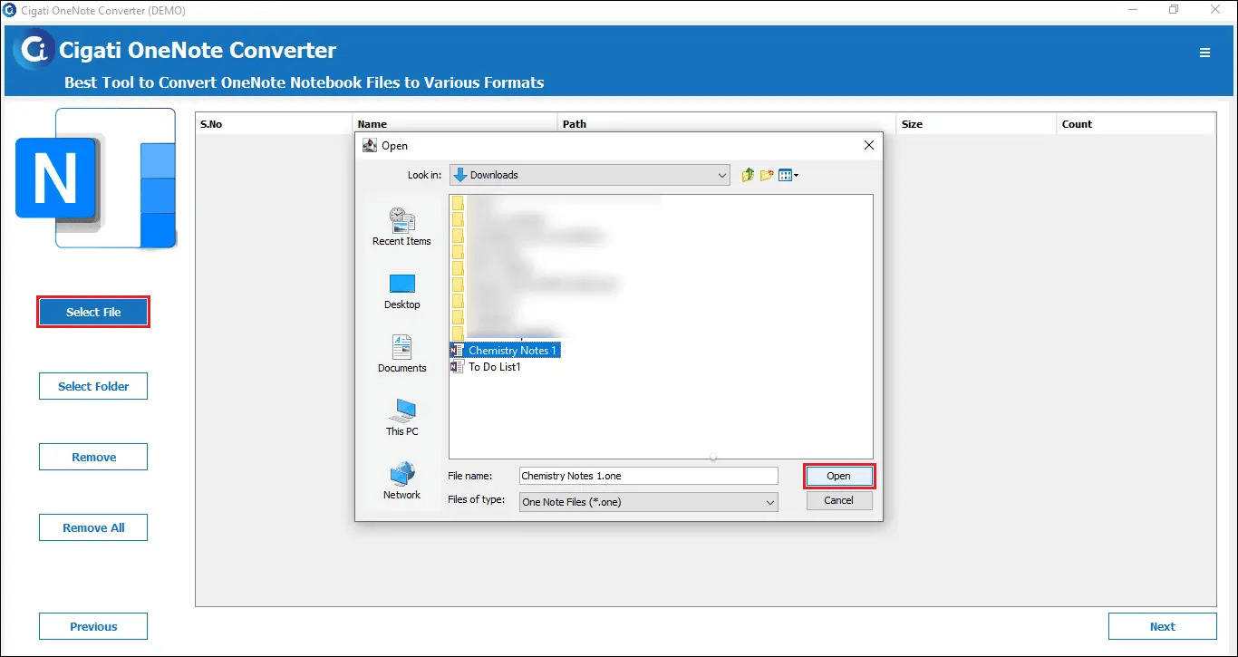 Cigati OneNote Converter