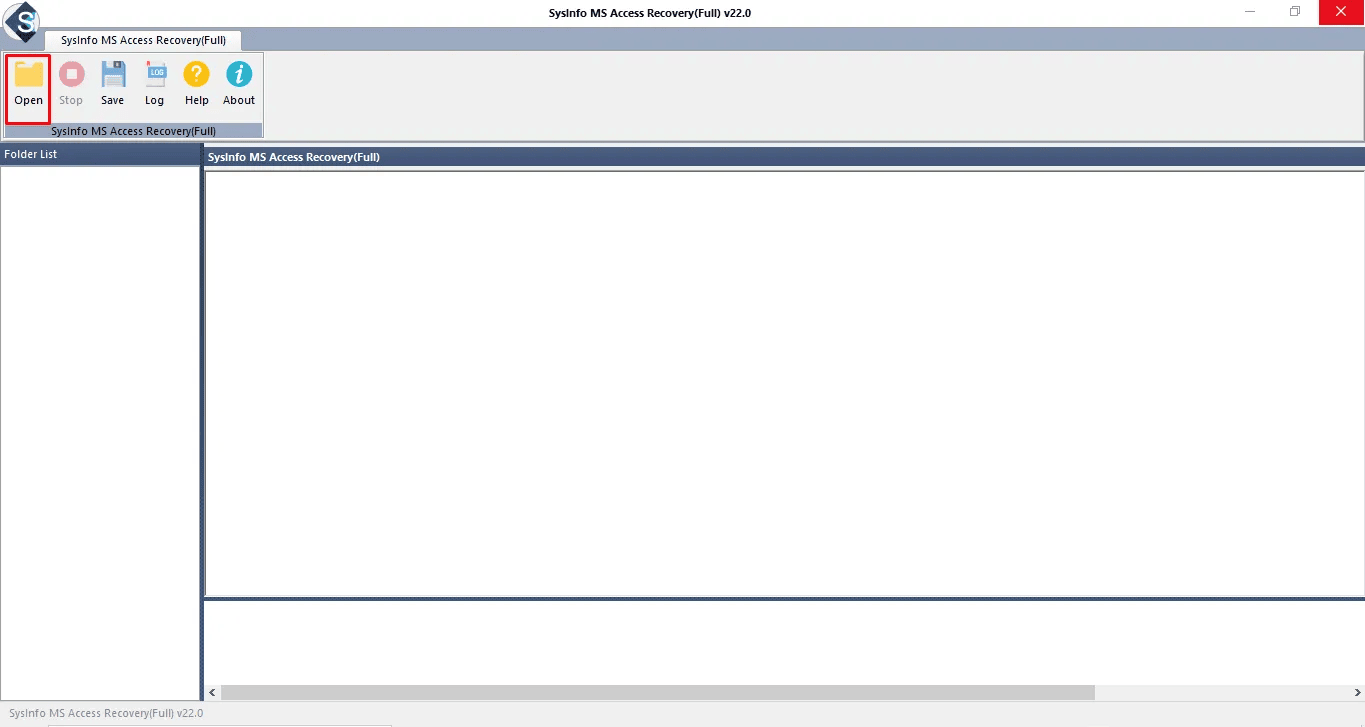 SysInfo MS Access Recovery Tool