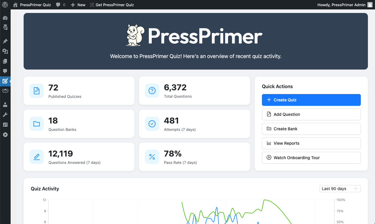PressPrimer Quiz