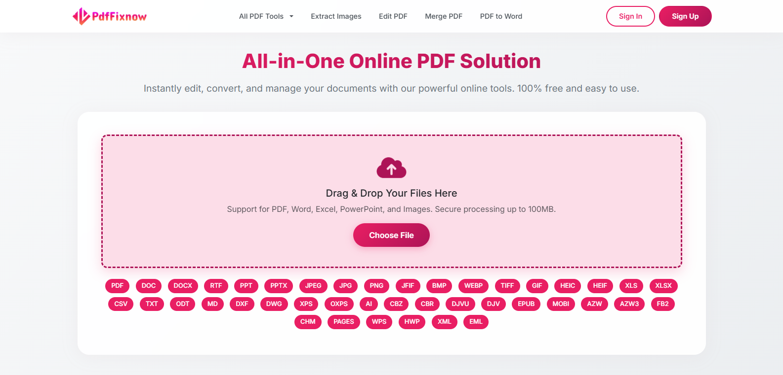 PdfFixNow screenshot