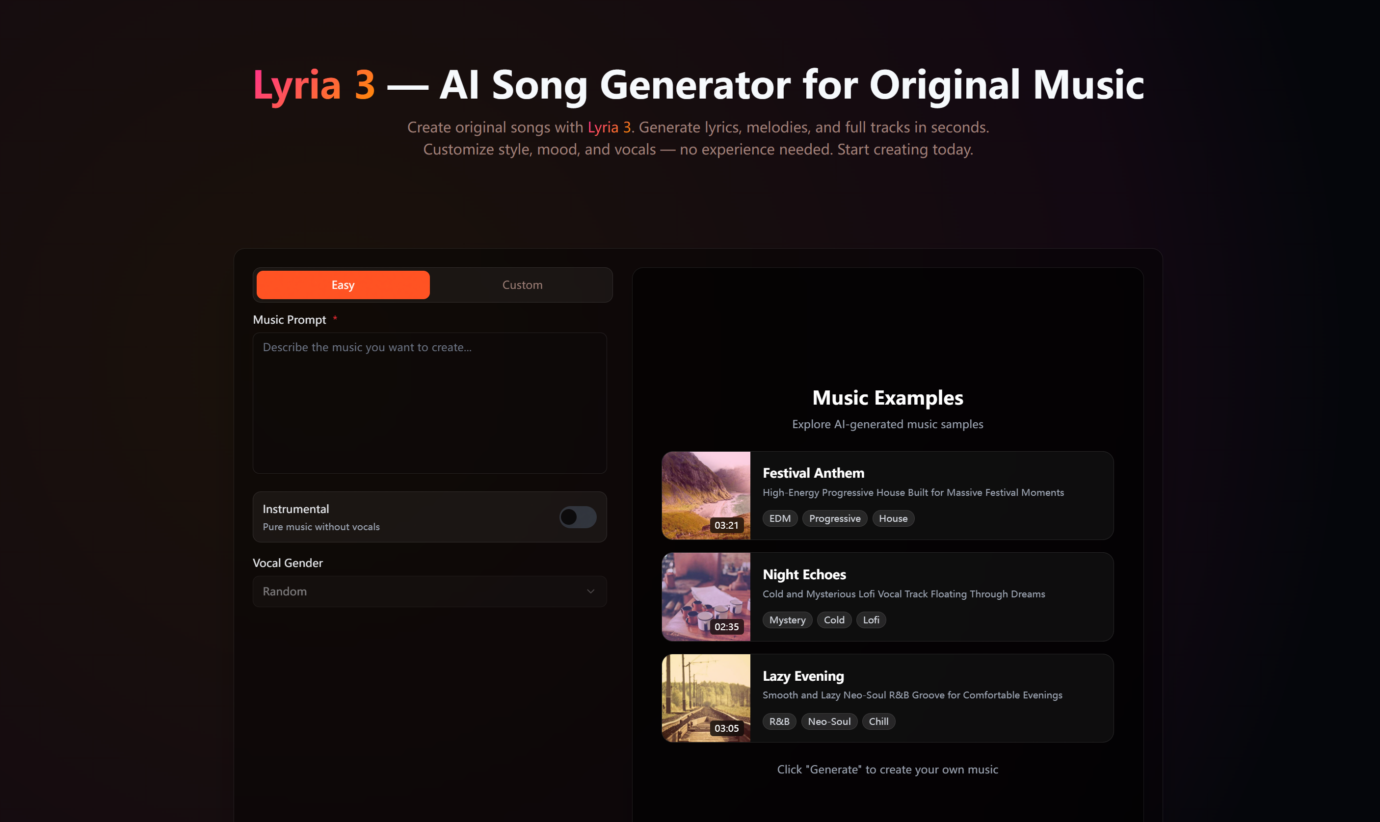 Lyria 3 screenshot