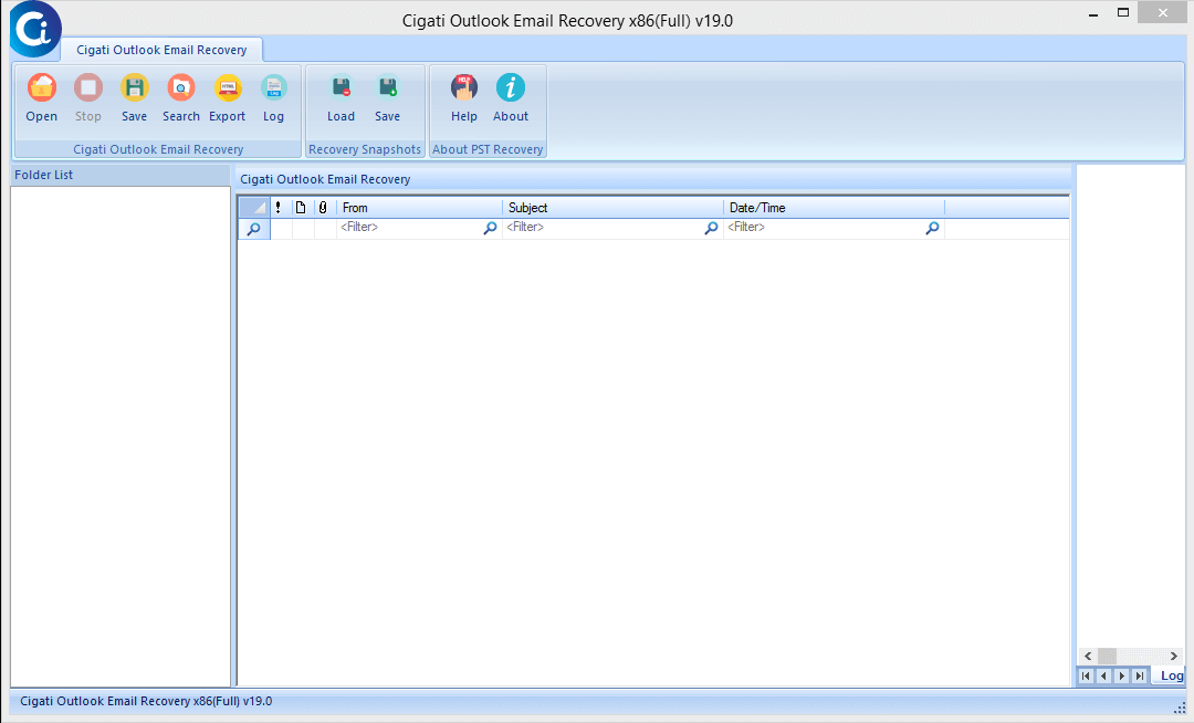 Cigati Outlook PST Repair screenshot