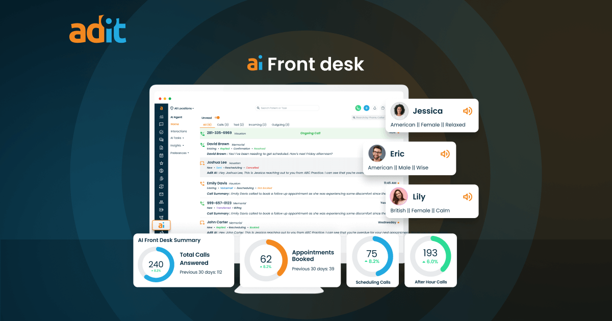 Adit - AI Front Desk screenshot