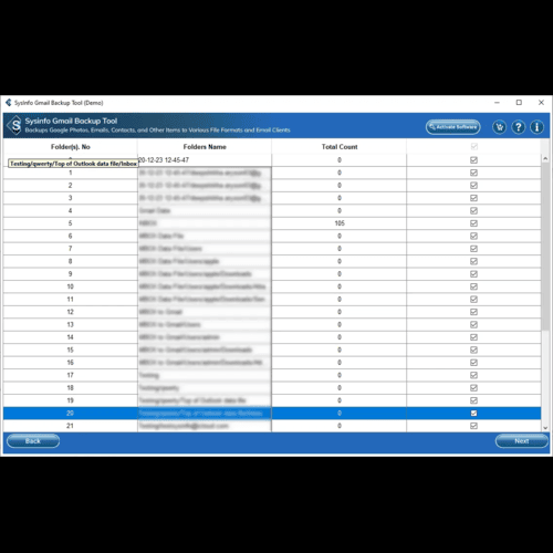 Sysinfo Gmail Backup Tool
