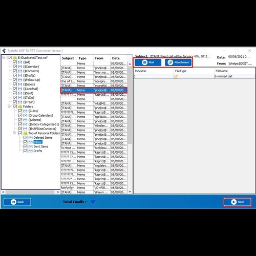 SysInfo NSF to MBOX Converter
