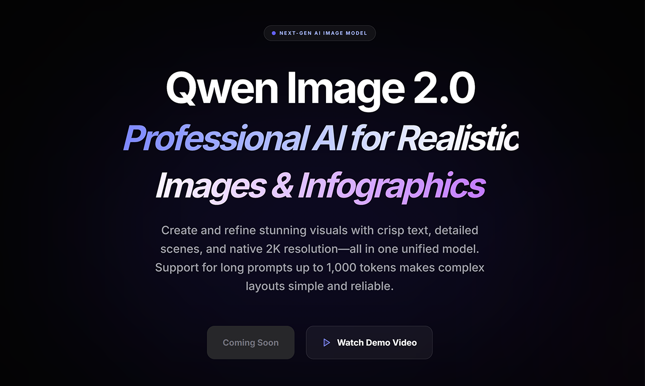 Qwen Image 2 screenshot