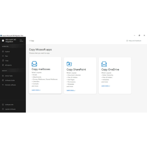 Aryson Microsoft 365 Migration Tool