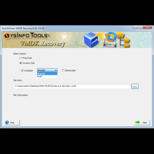 Sysinfo VMDK Recovery Tool
