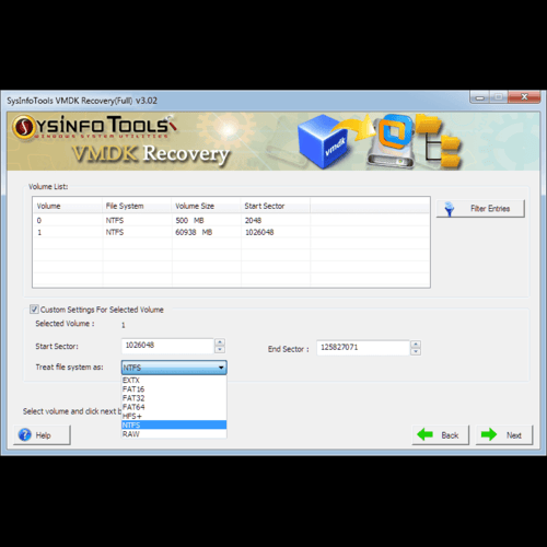 Sysinfo VMDK Recovery Tool