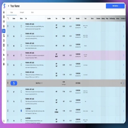AI Shooting Schedule Software - Studiovity 