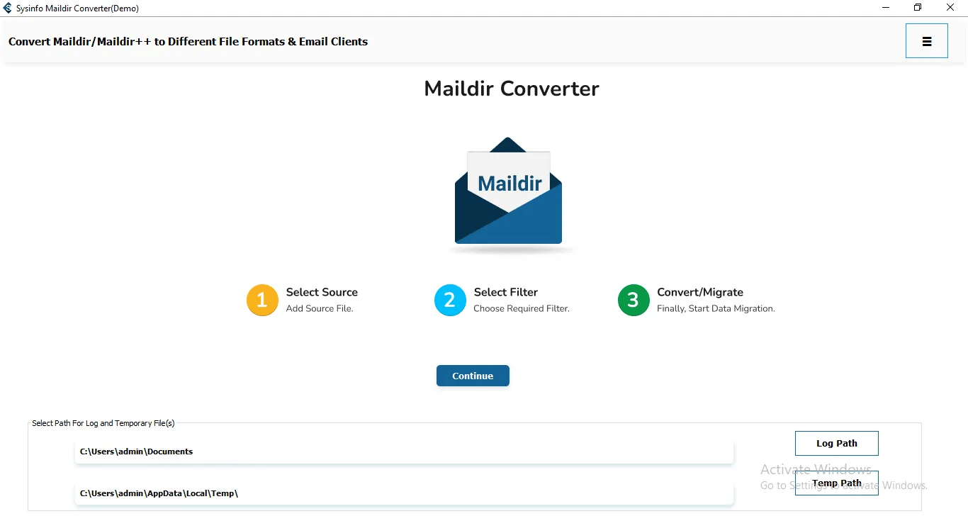 SysInfo Maildir Converter