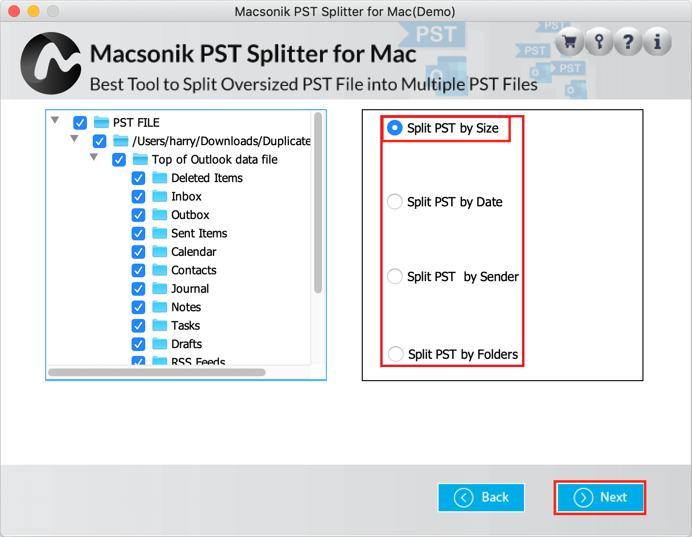 MacSonik PST Splitter