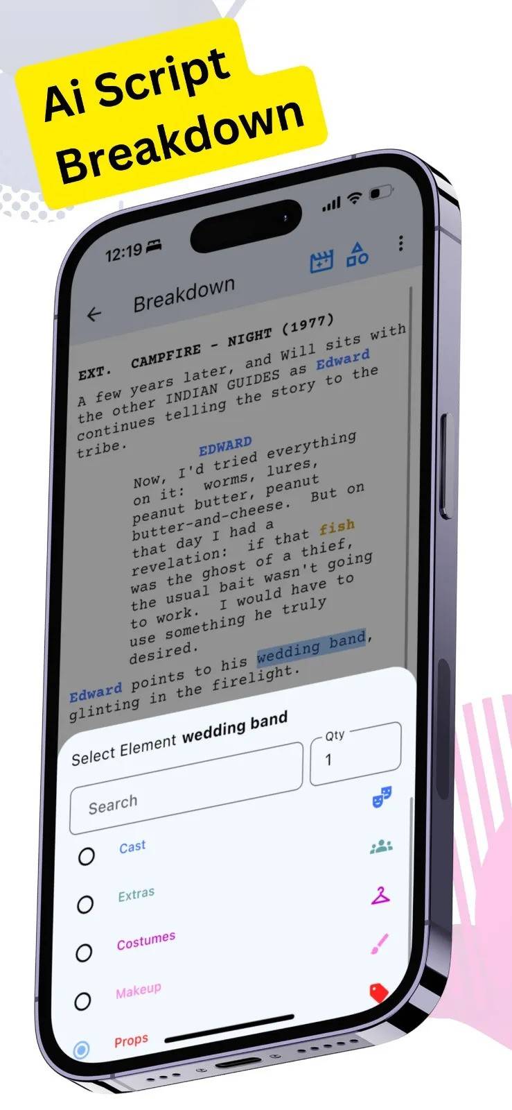 AI Script Breakdown Software - Studiovity