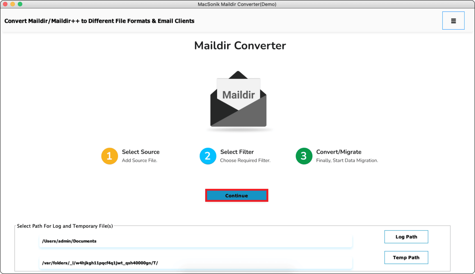 MacSonik Maildir Converter Tool