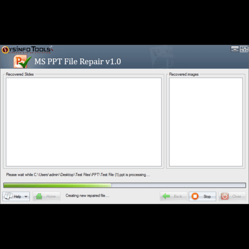 SysInfo PPT Repair Tool